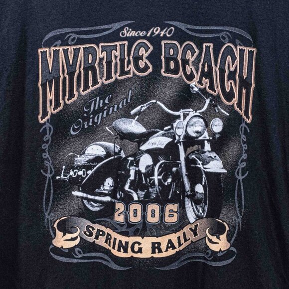 Myrtle Beach Spring Rally Biker Motorcycle T-Shirt XL Y2K Streetwear Grunge - Picture 4 of 6